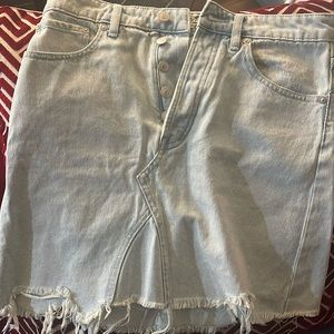 Free People Jean skirt size 27